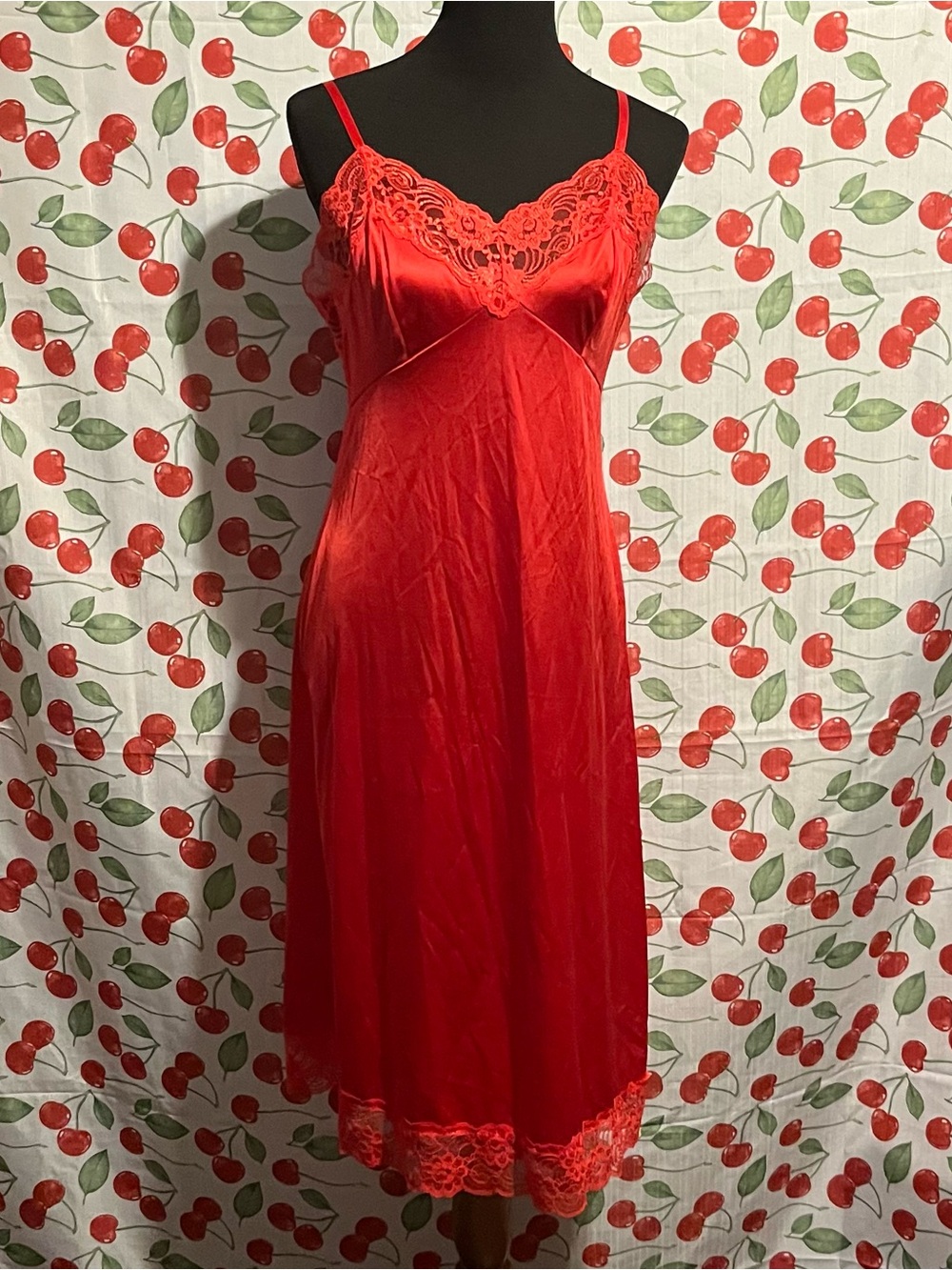 Red Slip Dress